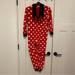 Disney Pajamas | Disney - Girls Minnie Mouse Polka Dot One Piece Pajamas - Size 9/10 | Color: Red/White | Size: 9/10