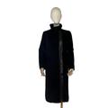 Gucci Jackets & Coats | Gucci By Tom Ford Rare Fw 2001 Black Wool And Cashmere Coat W/ Zipper Sz 40 | Color: Black | Size: 4