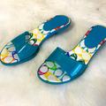 Coach Shoes | Coach Jelly Sandals In Aqua Blue | Color: Blue | Size: 8