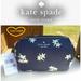 Kate Spade Bags | Kate Spade Medium Chelsea Orange Toss Cosmetic Bag | Color: Blue/White | Size: 8.6" W X 4.5" H X 4.1" D