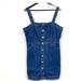 Levi's Dresses | Levi's Strauss Button Front Denim Overall Dress Xl Nwt | Color: Blue | Size: Xl