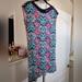 Lilly Pulitzer Dresses | Lily Pullitzer Cotton Shift Dress, Size M | Color: Blue/Pink | Size: M