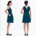 Madewell Dresses | Madewell Blue Green Dark Spruce Midnight Tiered Short Casual Dress | Color: Green | Size: 4