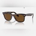 Ray-Ban Accessories | 100% Polarized Ray Bans Original Wayfarer Brown Tortoise | Color: Brown | Size: Os