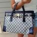 Gucci Bags | Authentic Vintage Gucci Gg Monogram Supreme Birkin Top Handle Bag | Color: Blue | Size: Approx 14"L X 6.5"W X 9.5"H