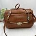 Coach Bags | Coach Madison Madeline 25166 Brown Satchel Gold Hardware | Color: Brown/Red | Size: Os