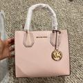 Michael Kors Bags | Michael Kors Mercer Medium Pebbled Leather Crossbody Bag 35s1gm9m2l | Color: Pink | Size: Os