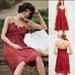 Anthropologie Dresses | Anthro Maeve Summer Moon Red Dress | Color: Red | Size: 2