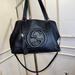 Gucci Bags | Authentic Gucci Soho Pebbled Leather Medium Tote | Color: Black | Size: Os