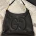 Gucci Bags | Gucci Large Apollo Embossed Gg Black Leather Hobo Shoulder Bag With Gold New | Color: Black | Size: Os