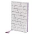 Kate Spade Accessories | Kate Spade New York Love Scripts Bridal Journal Wedding Silver Lavender Tassel | Color: Cream/Purple/Silver/White | Size: Os
