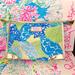 Lilly Pulitzer Bags | Lilly Pulitzer Seashell Print Canvas Cosmetic Bag | Color: Gold | Size: Os