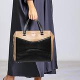 Kate Spade Bags | Kate Spade Macchiato Tan And Black Leather 2 Park Avenue Beau Tote Large | Color: Black/Tan | Size: Os