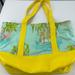 Lilly Pulitzer Bags | *Lilly Pulitzer Beach Tote Ocean Print Yellow Blue Vacation Summer | Color: Blue/Yellow | Size: Os