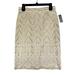 Anthropologie Skirts | Anthropologie Maeve Lace Pencil Skirt Womens Size 6p Cream White | Color: Cream/White | Size: 6p