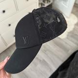 Louis Vuitton Accessories | Black Mesh Louis Vuitton Monogram Hat | Color: Black | Size: Os