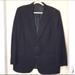Burberry Suits & Blazers | Burberry 100% Wool Navy Blue Pinstripe Blazer/Sport Coat 44r-Beautiful Blazer | Color: Blue | Size: 44r