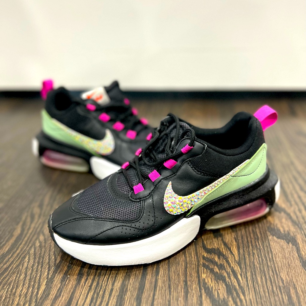Nike Shoes | Custom Nike Air Max Verona Women's Size 7.5 Custom Black/White | Color: Black | Size: 7.5