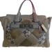 Coach Bags | Coach Swagger Patchwork Leather Suede Snakeskin Exotic Bag Purse 37190 | Color: Brown/Gray | Size: Os