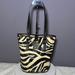 Dooney & Bourke Bags | Host Pick Dooney & Bourke Zebra Print Bucket Bag With Pink Cloth Interior | Color: Black/Cream | Size: Os