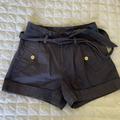 Kate Spade Shorts | Kate Spade Chambray Denim Paperbag Shorts | Color: Blue | Size: 8
