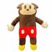 Disney Toys | Heartland Tomy Mickey Mouse Flat Fleece 17” Plush | Color: Brown/Red | Size: Osbb