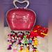 Disney Toys | Lot Of 17 Disney Figurines, Minnie, Mickey, Daisy, Pluto, Cars W/ Case | Color: Black/Pink | Size: 17pcs