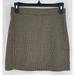 American Eagle Outfitters Skirts | American Eagle Tan Brown Navy Herringbone Mini Skirt Dark Academia Women's S | Color: Tan | Size: S