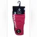 Converse Accessories | Converse Ultra Low Socks 3pair Women 4-10 White Pink Black Logo Cushion 4 Chucks | Color: Pink/White | Size: Women Shoe Size 4-10