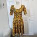 Lularoe Dresses | Euc Women's Lularoe Nicole Floral Print Midi Dress | Color: Orange/White | Size: Xs