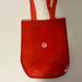 Lululemon Athletica Bags | New Small Red Lululemon Tote Bag Shopping Bag Reusable Tote - Christmas Lulu Bag | Color: Red/White | Size: Os