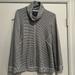 Anthropologie Sweaters | Anthropologie Maeve Black/White Striped Turtleneck Sweater | Color: Black/White | Size: S