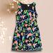 J. Crew Dresses | J. Crew Blue Floral Square Neck Sleeveless Lined Sheath Dress Women's Size 10 | Color: Blue/Pink | Size: 10