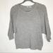 Anthropologie Sweaters | Anthropologie Moth Gray Cropped Sweater Size Xs | Color: Gray | Size: Xs