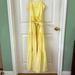 J. Crew Dresses | Beautiful J Crew Tiered Maxi Dress -White & Yellow Stripes With Spaghetti Straps | Color: White/Yellow | Size: Xs