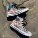 Converse Shoes | Converse All Star Wonder Women High Tops Dc Comics Rare Print Pre-Owned W-6 M-4 | Color: Blue/White | Size: 6