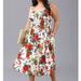 Anthropologie Dresses | Corset Midi Dress Floral White Botanical Plus Size By Anthropologie | Color: Pink/White | Size: 20w