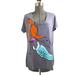 Disney Tops | Disney Store "The Little Mermaid" Ladies T-Shirt- Sz Xlg - Organic Cotton | Color: Gray | Size: Xl