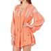 Free People Dresses | Free People Wild Horses Embroidered Mini Dress Orange Sz Xs | Color: Orange | Size: Xs