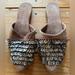 Free People Shoes | Free People Slip On Flats With Metal Sequins. Size 7. | Color: Brown | Size: 7