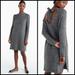 J. Crew Dresses | Euc J. Crew Open Tie Back Alpaca Blend Sweater Dress In Gray | Color: Gray | Size: S