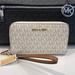 Michael Kors Bags | Michael Kors Mk Signature Large Flat Multi-Function Phone Case Wallet Wristlet | Color: Brown/Cream | Size: Large