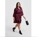 Rebecca Minkoff Dresses | New Rebecca Minkoff Ollie Animal Print Dress | Color: Black/Red | Size: Xs