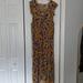 American Eagle Outfitters Dresses | American Eagle Floral Ruffle Sleeve Duster High Low Button Front Maxi Dress Xxl | Color: Gold/Purple | Size: Xxl