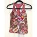 Athleta Swim | Athleta Tankini Top Floral Size Xs | Color: Brown/Purple | Size: Xs