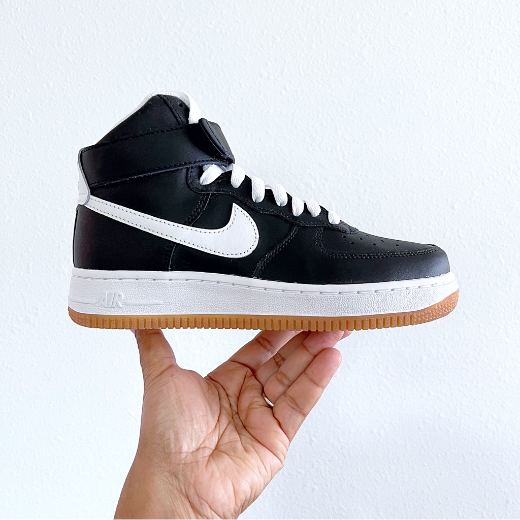 Nike Shoes | Custom Nike Air Force 1 High Nike By You Nike Af1 Hi | Color: Black/White | Size: 7