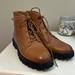 J. Crew Shoes | J.Crew Gwen Polished Leather Lace Up Boot Brown Size 10 | Color: Brown | Size: 10