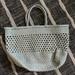 Anthropologie Bags | Like New- Anthropologie Shira Woven Tote - Seafoam | Color: Blue/Green | Size: Os