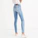 Madewell Jeans | 9" High-Rise Skinny Jeans: Destructed-Hem Edition | Color: Blue | Size: 24