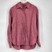 Athleta Tops | Athleta Playa Tawny Rose Pink Long Sleeve Shirt Button Linen Shirt Size Small | Color: Pink | Size: S